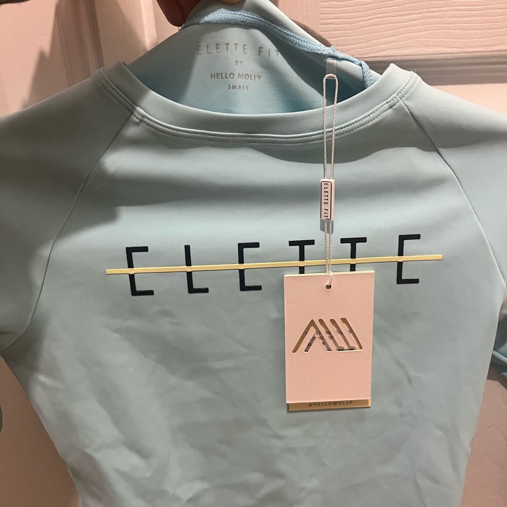NWT hello Molly blue activewear set